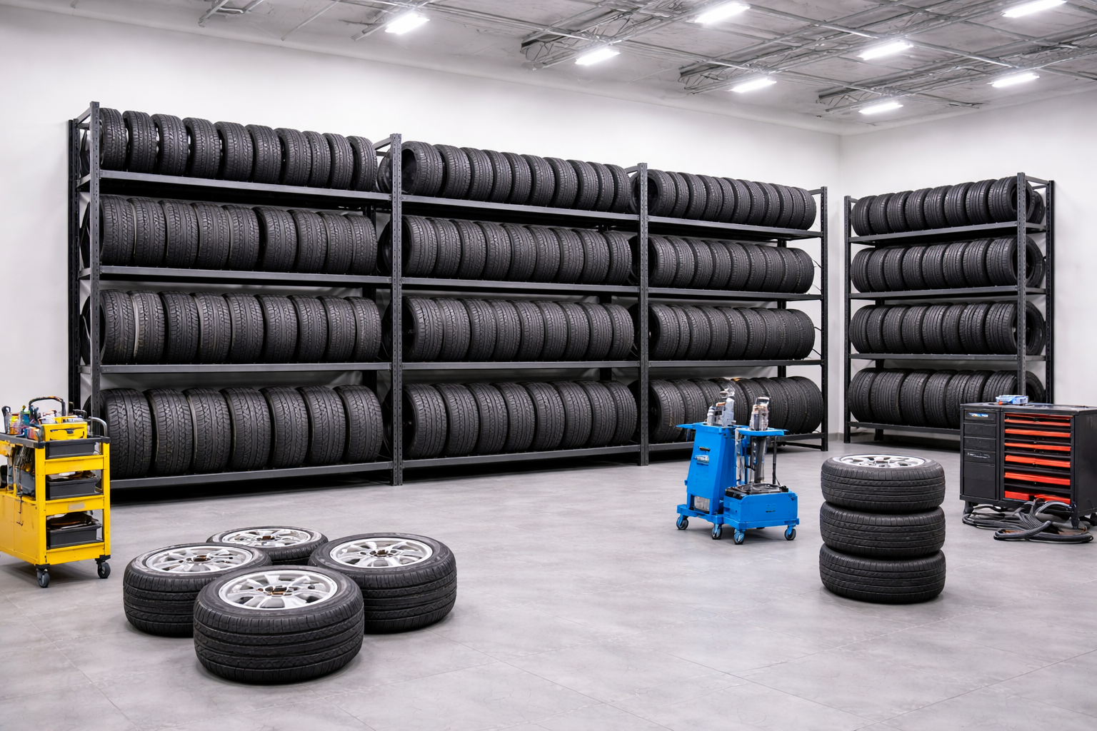 Стеллажи для колес