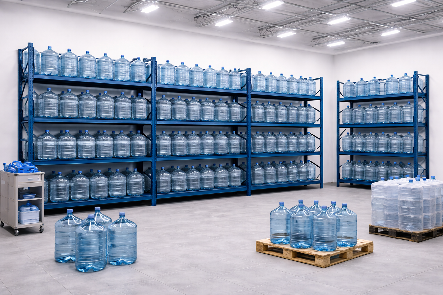 Стеллажи для воды