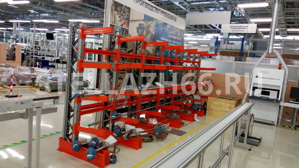 Консольный стеллаж среднегрузовой