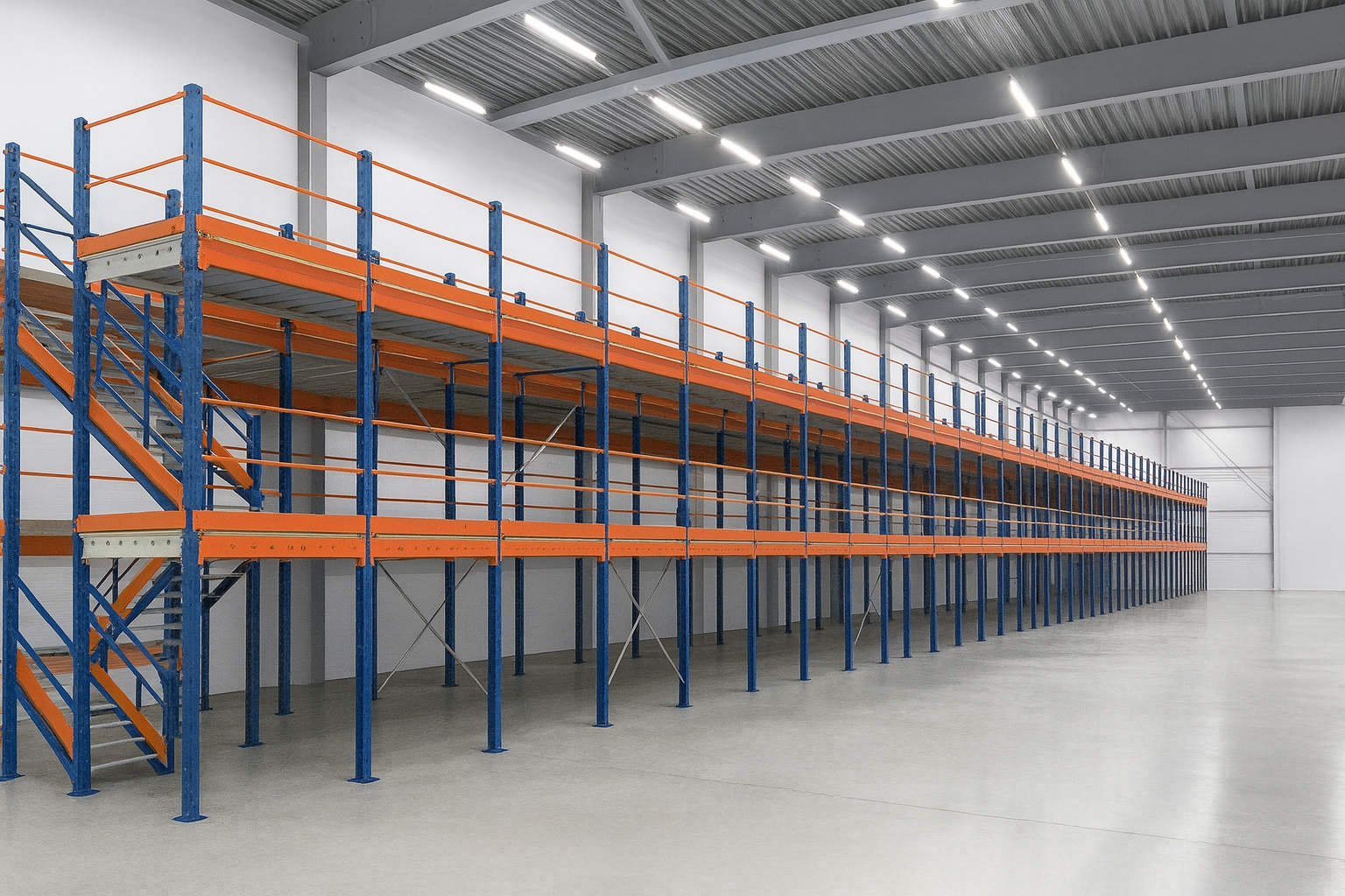 Мезонинные стеллажи