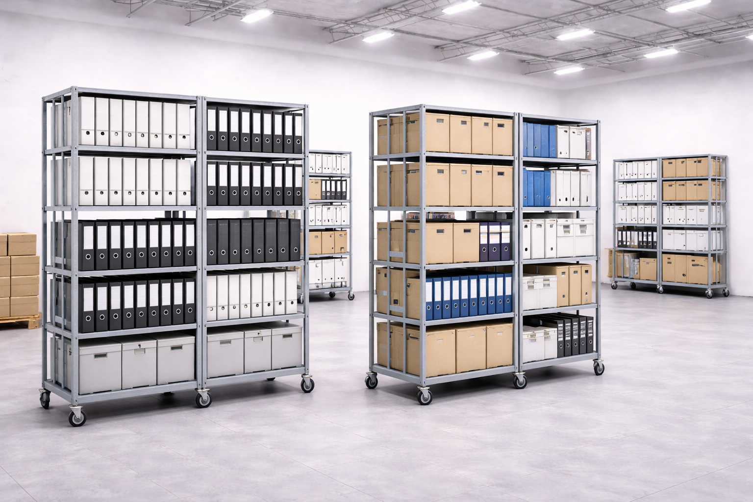 Мобильные стеллажи для архива