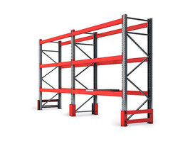 Паллетный фронтальный стеллаж 6000х1050х2700