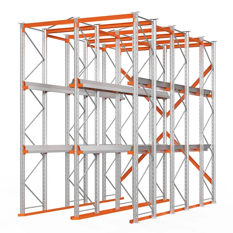 Стеллаж паллетный набивной (4500х3060х5000 мм), 2 линии, 3 яруса