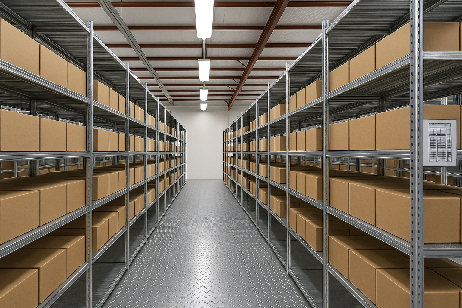 Металлические стеллажи