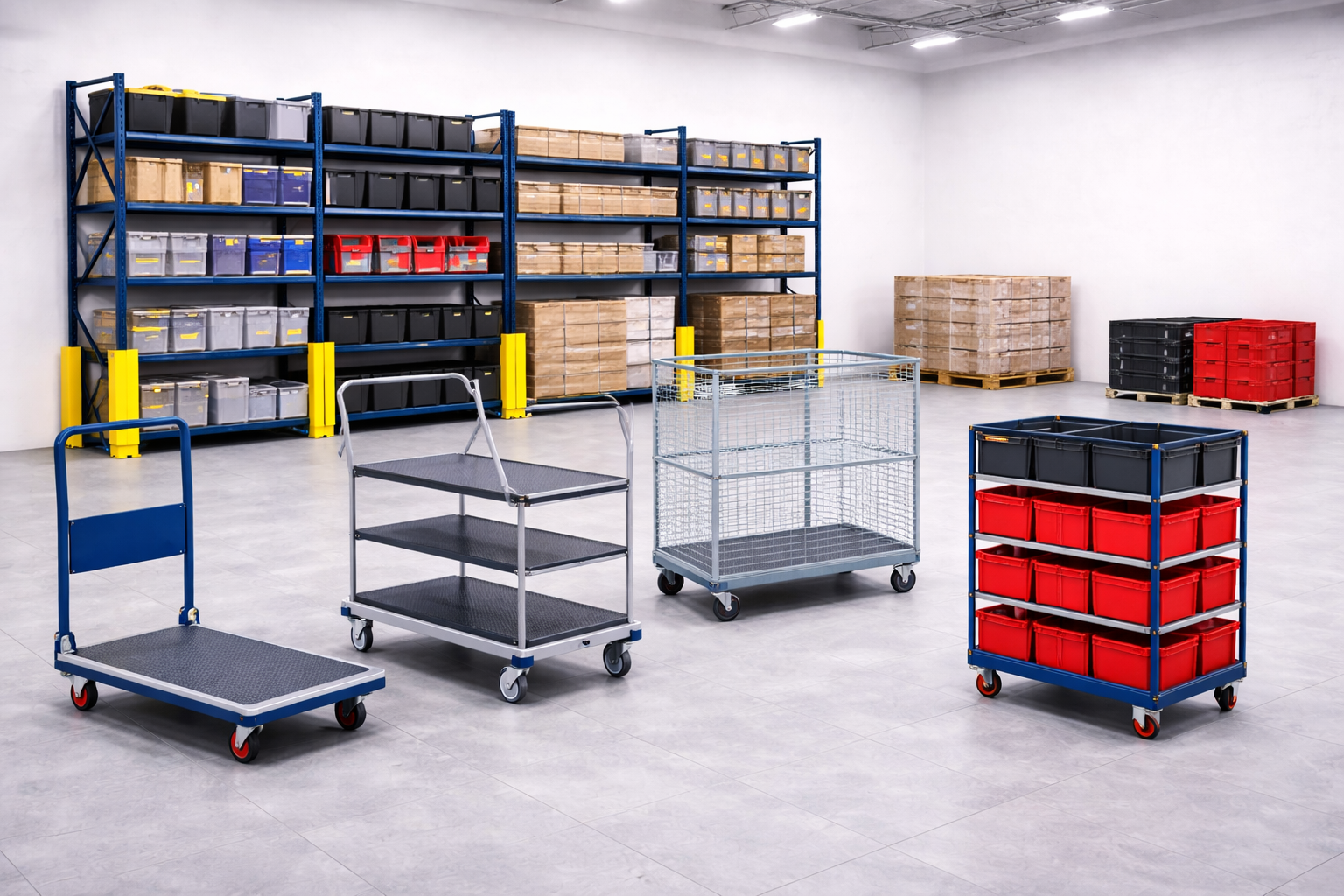 Складские тележки